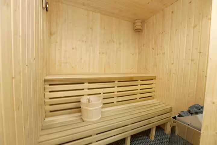 The residents' sauna